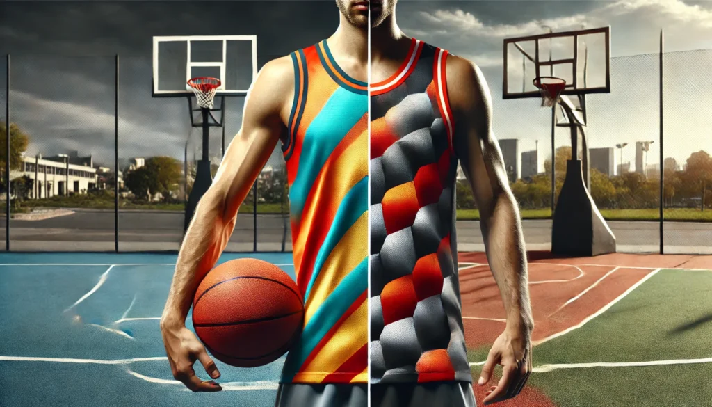 men's reversible basketball jersey