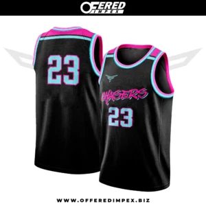 Custom Black Basketball Jersey with Neon Trims