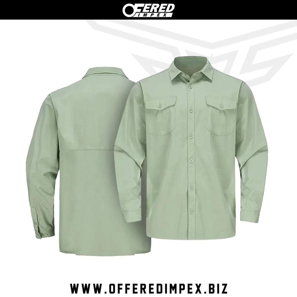 Custom Men Fishing Button Down Shirts